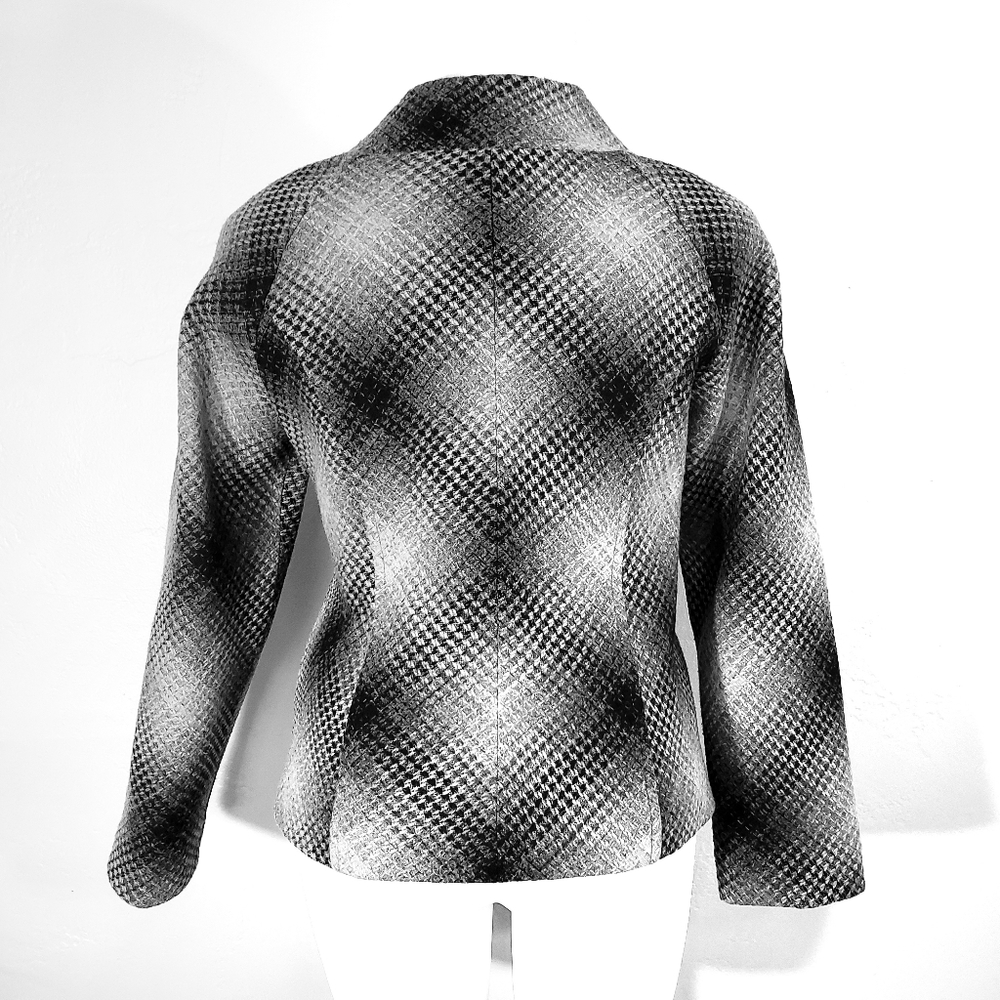 Pendleton Buttoned Wool Black/Gray Women's Jacket - image 2